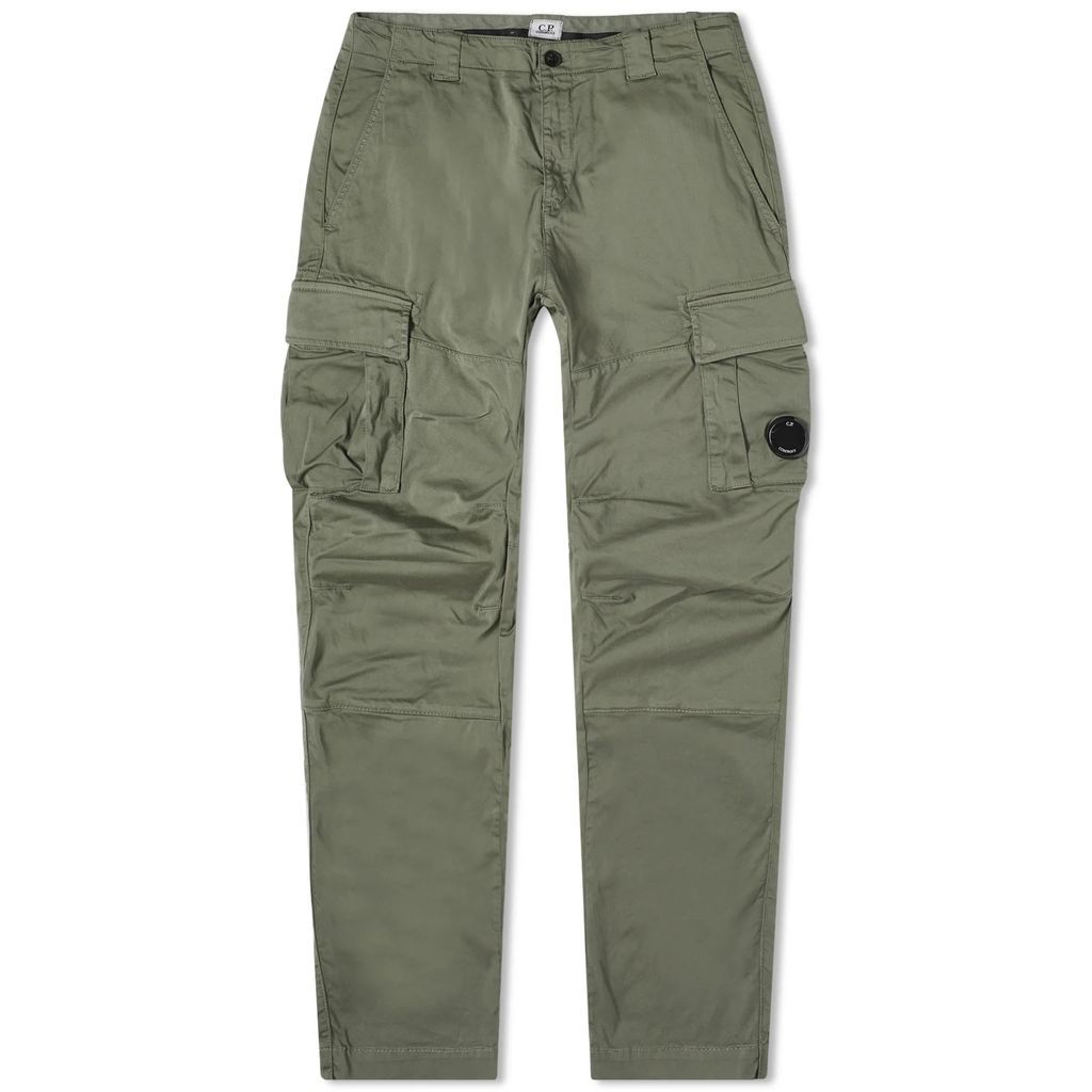 Men's Stretch Sateen Ergonomic Lens Cargo Pants Agave Green
