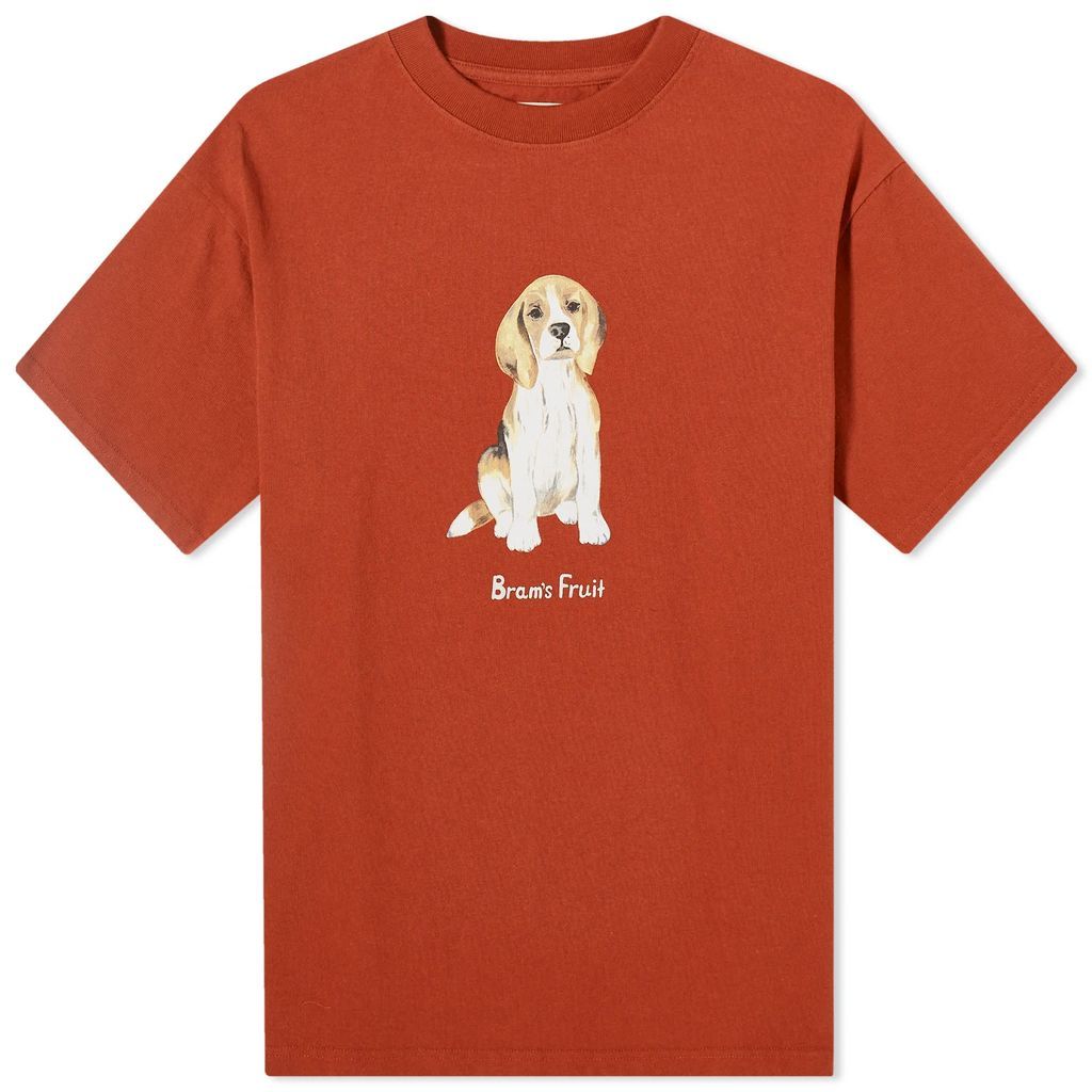 Men's Beagle Aquarel T-Shirt Bordeaux