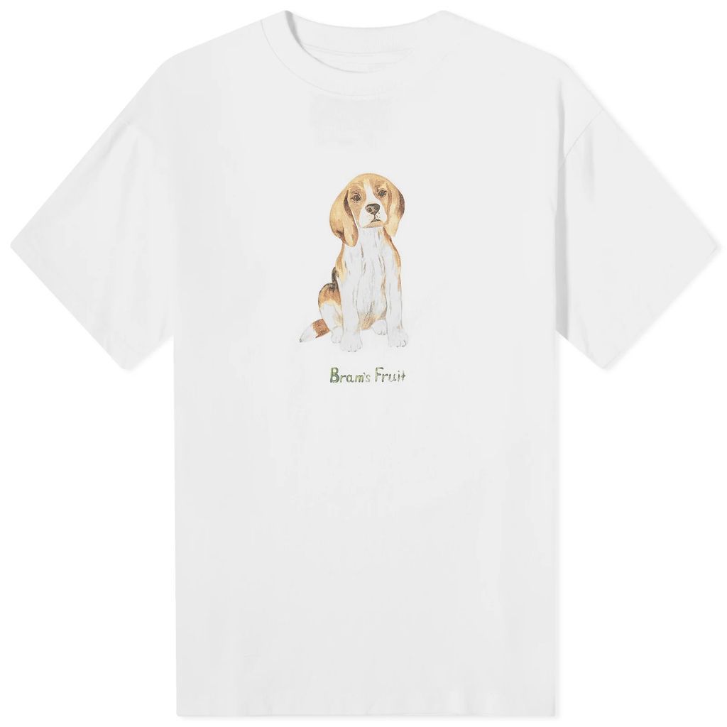 Men's Beagle Aquarel T-Shirt White