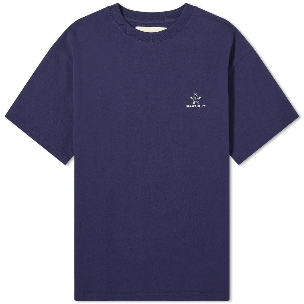Men's Outline Lemon T-Shirt Navy
