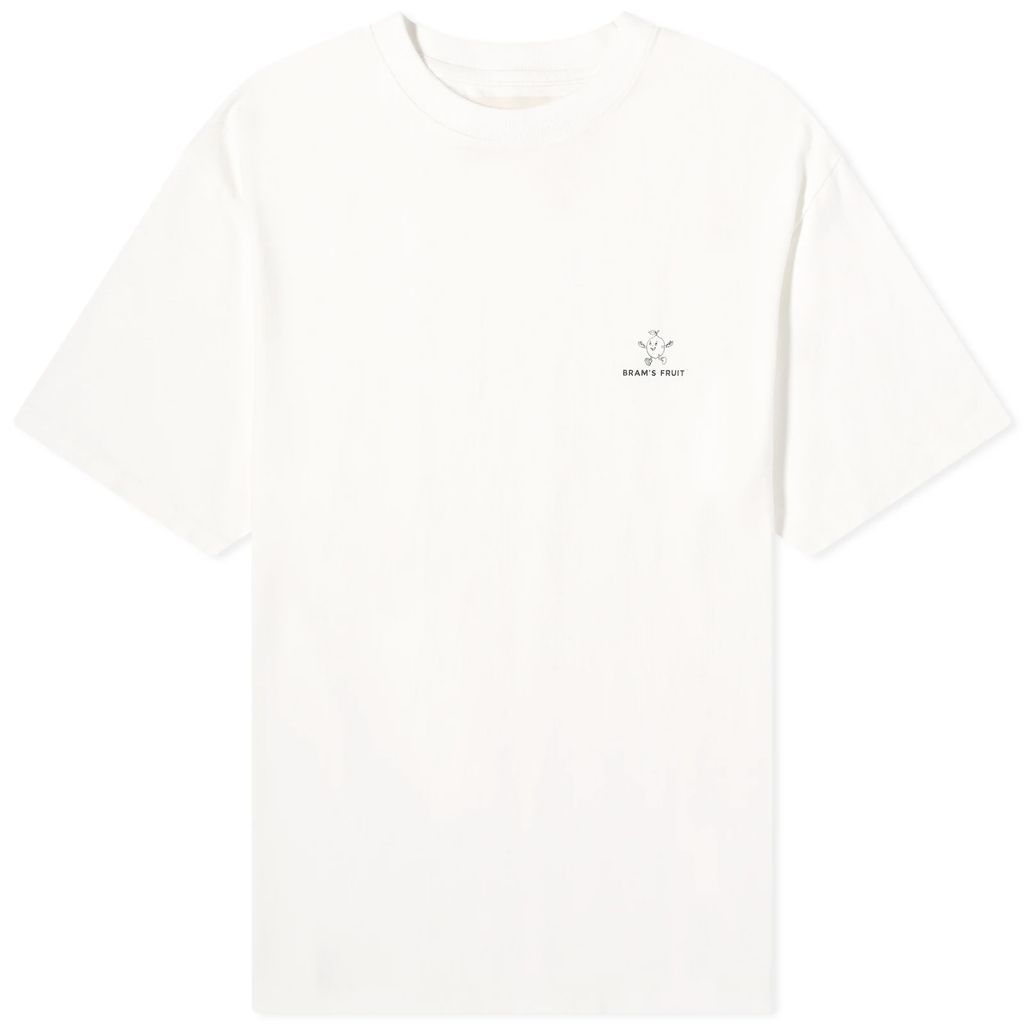 Men's Outline Lemon T-Shirt White