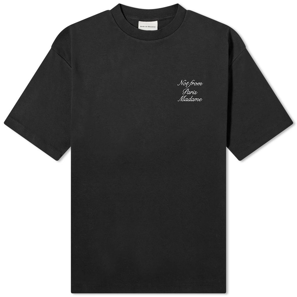 Men's Script Logo T-Shirt Black