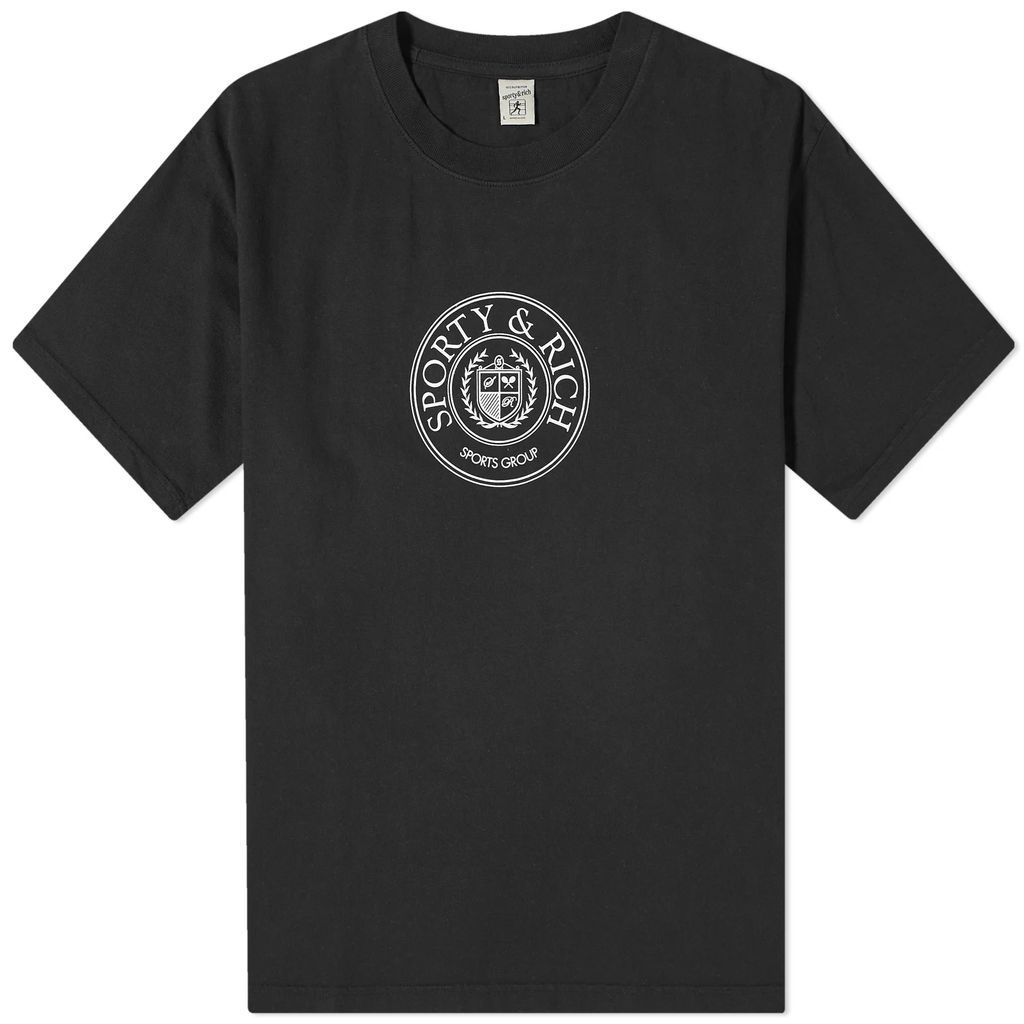 Conneticut Crest T-Shirt Black