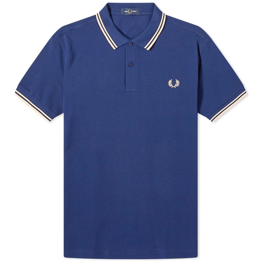 Men's Twin Tipped Polo French Navy/Ice Cream
