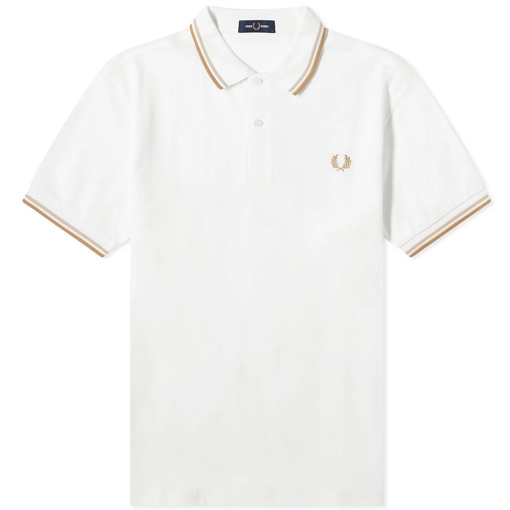Men's Twin Tipped Polo Snow/Oat/Stone