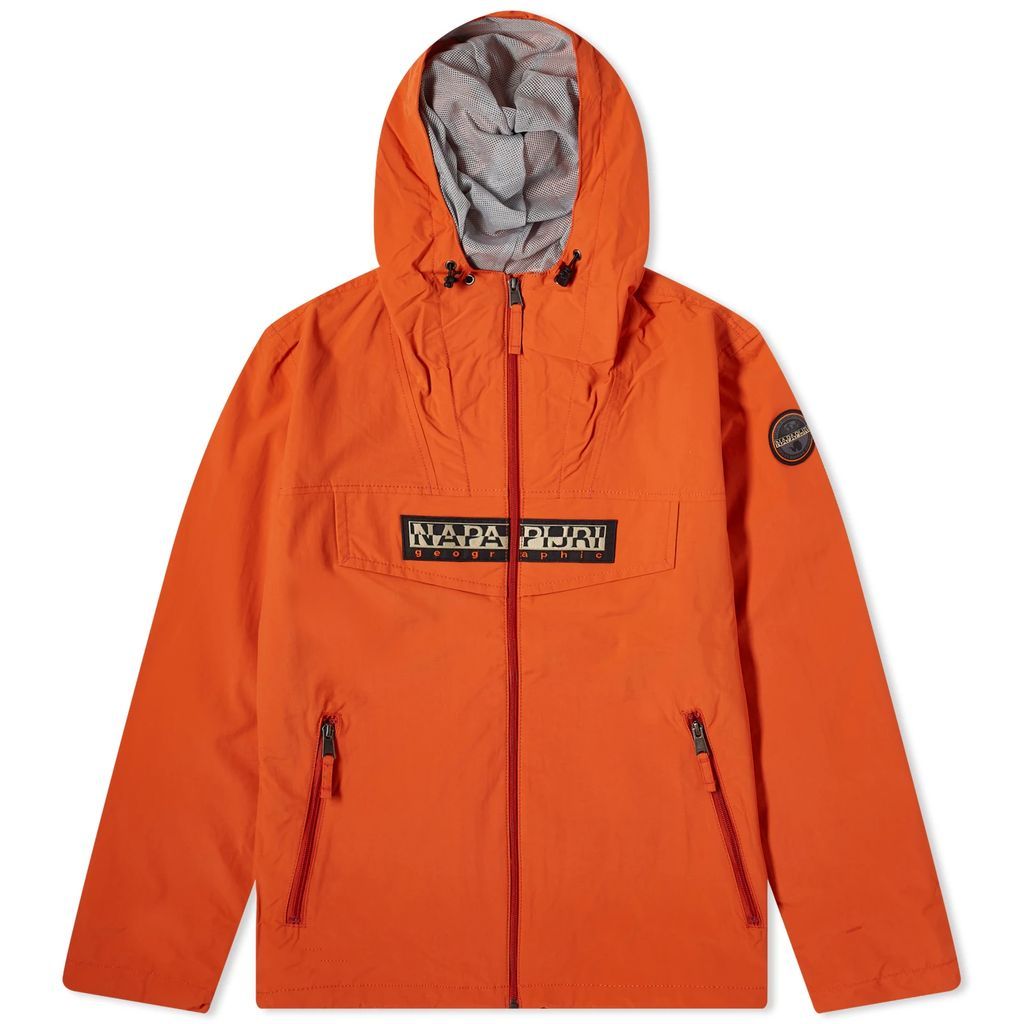 Men's Rainforest Zip Through Jacket Burnt Orange
