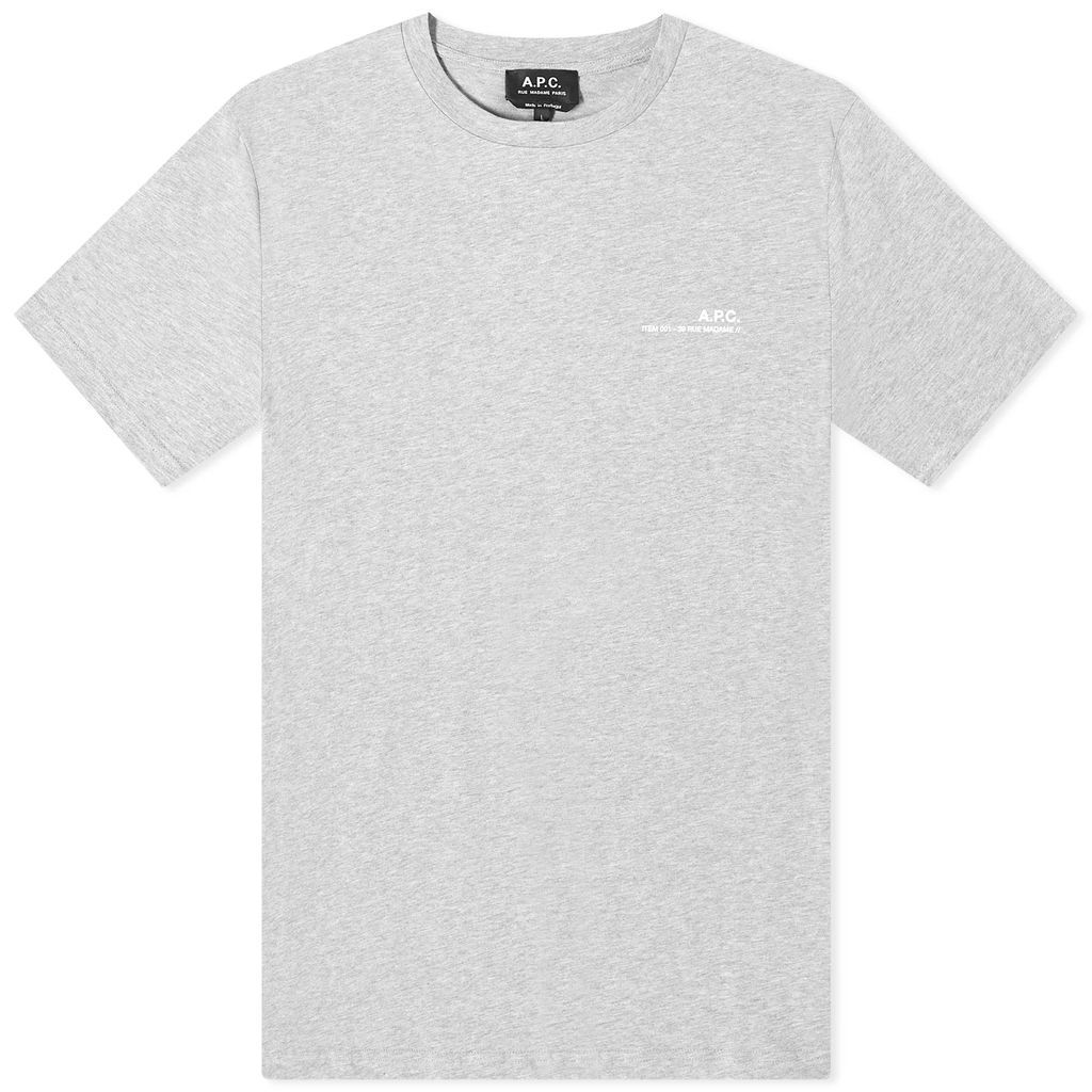 Men's Item Logo T-Shirt Heather Grey