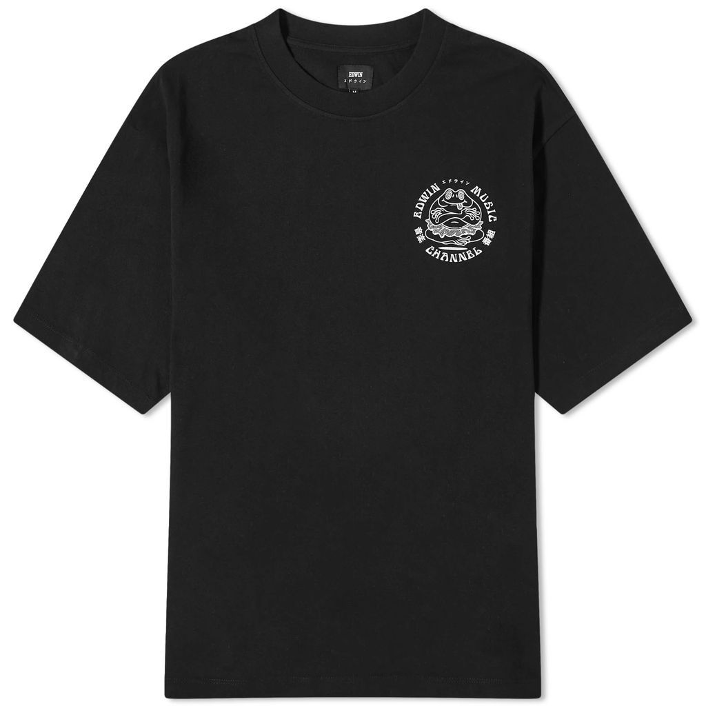 Men's Music Channel T-Shirt Black