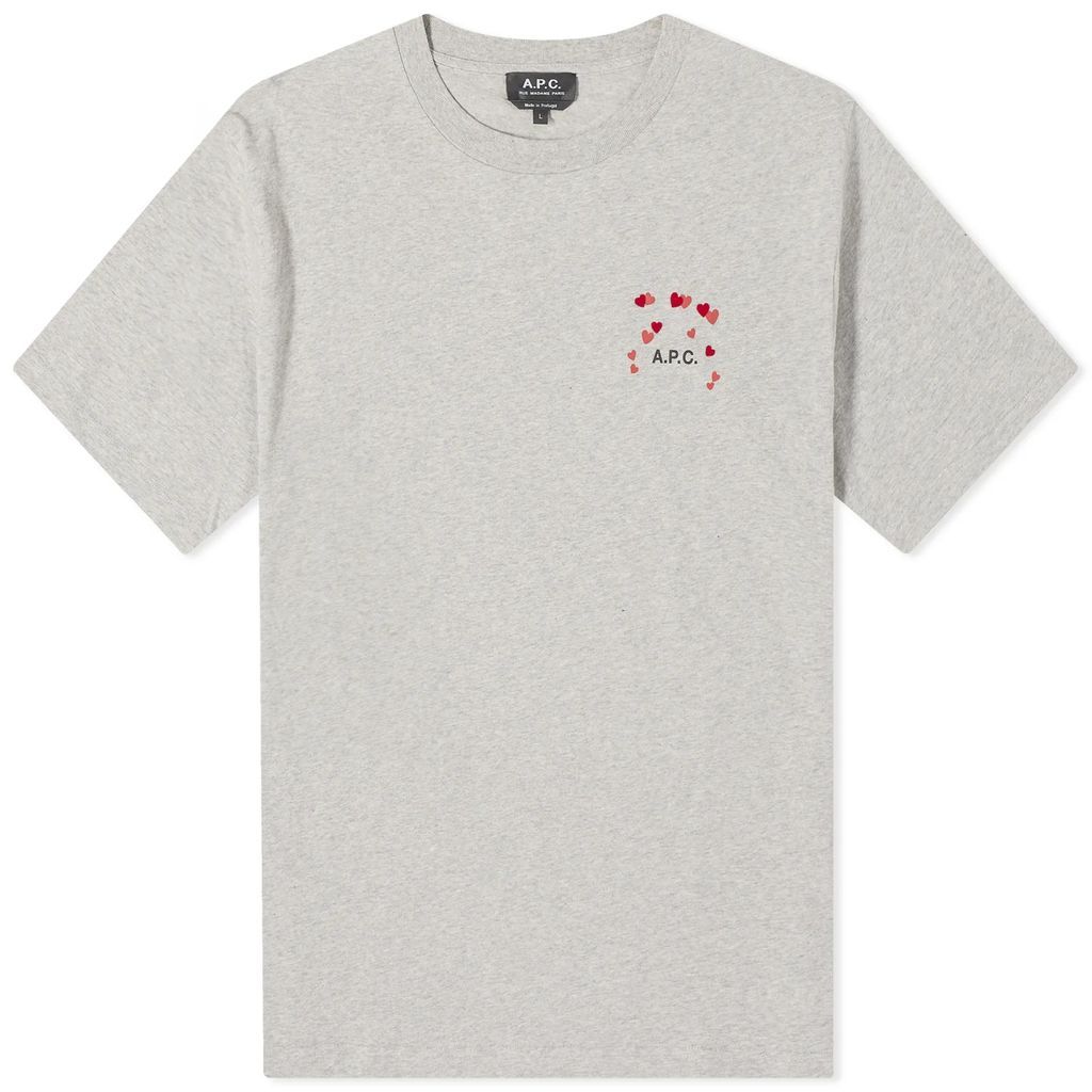 Men's Amo Logo T-Shirt Heather Grey
