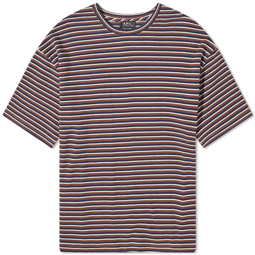 Men's Bahaia Stripe T-Shirt Hazelnut