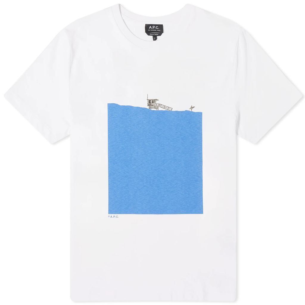 Men's Crush T-Shirt White/Blue