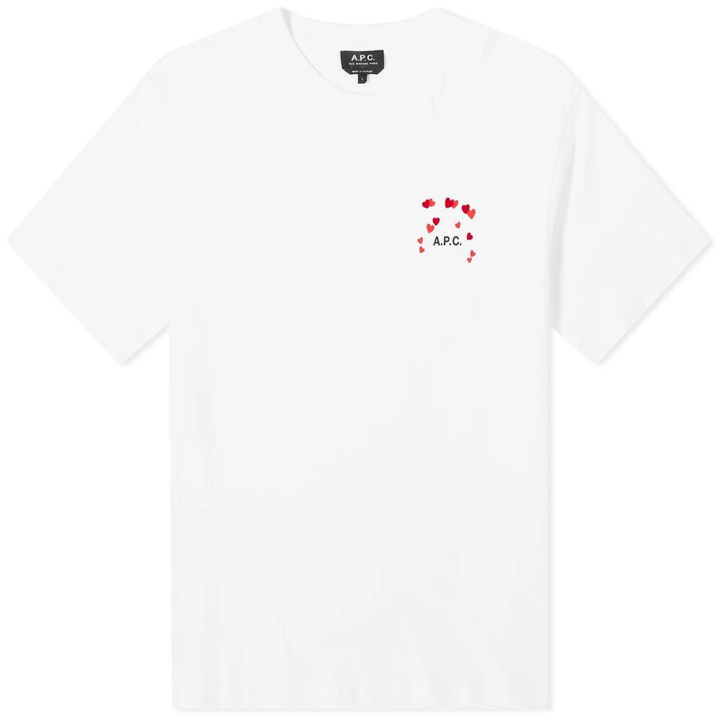 Men's Valentines Logo T-Shirt White