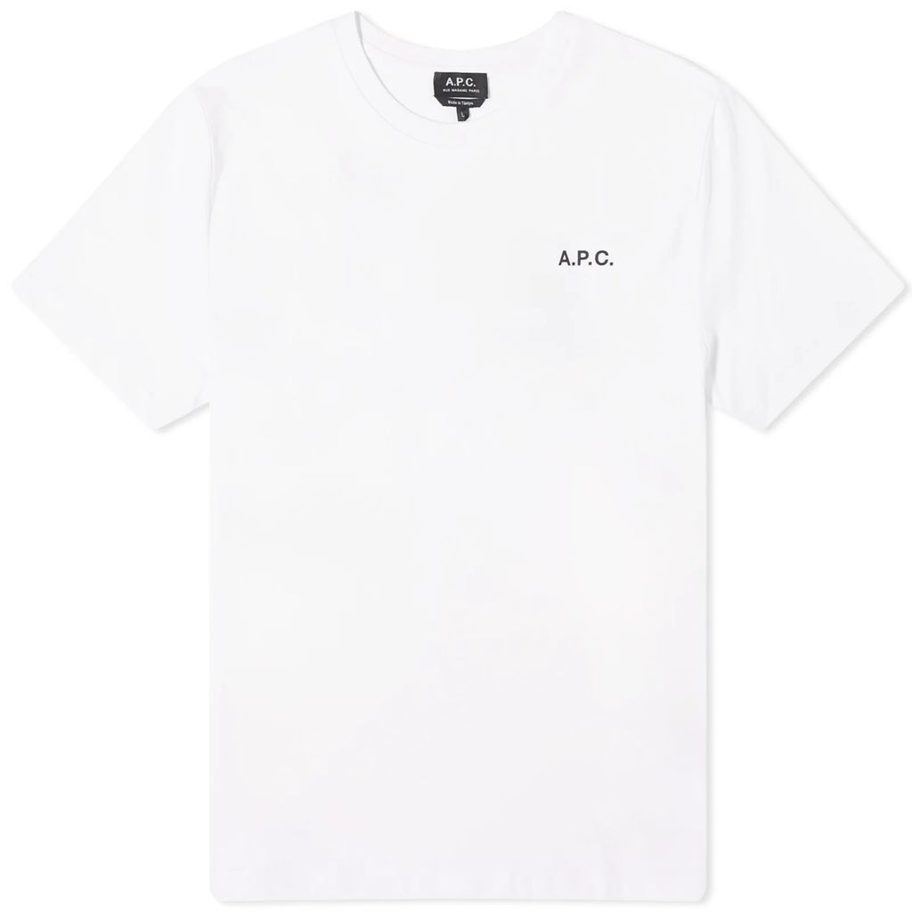 Men's Wave Back Print T-Shirt White