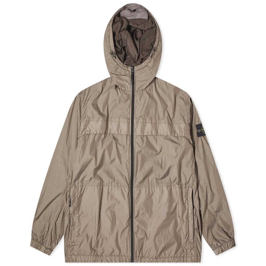 Men's Crinkle Reps Hooded Jacket Dove Grey