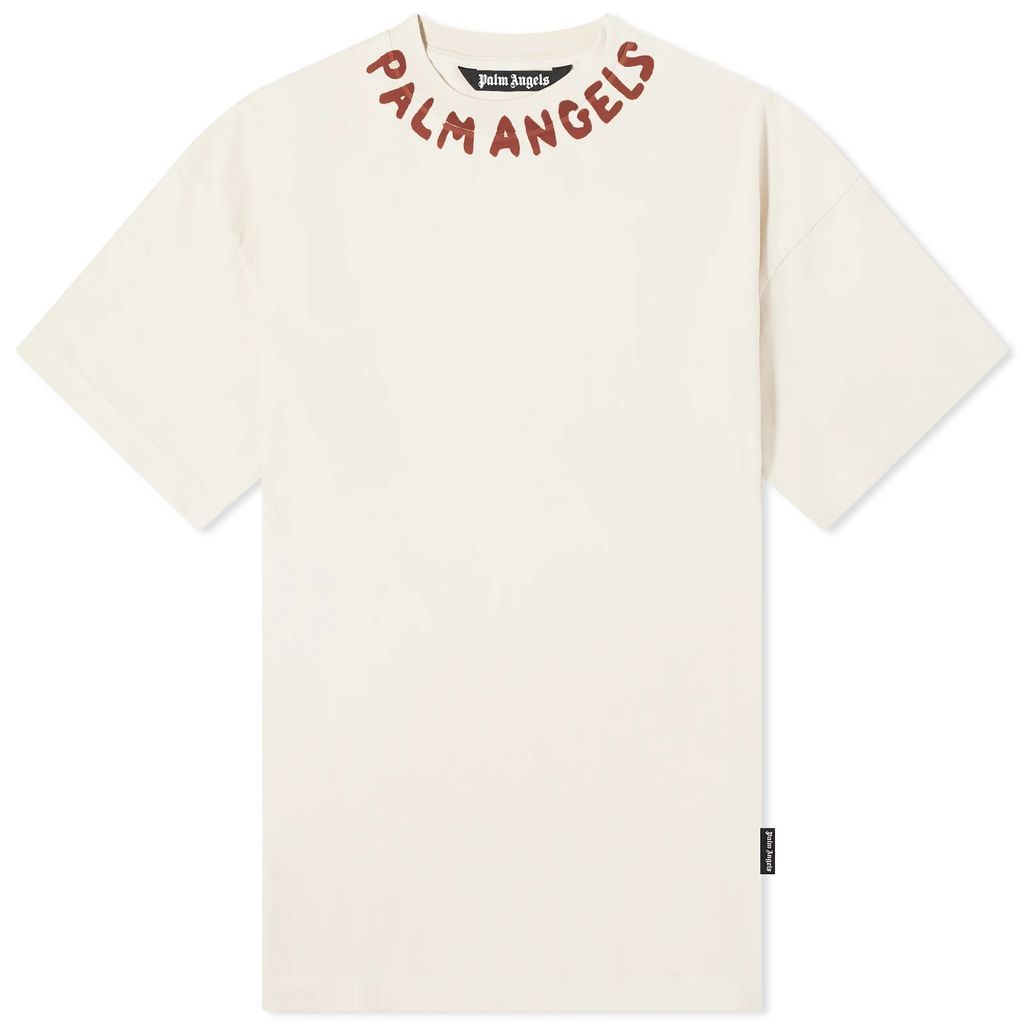 Men's Neck Logo T-Shirt Off White