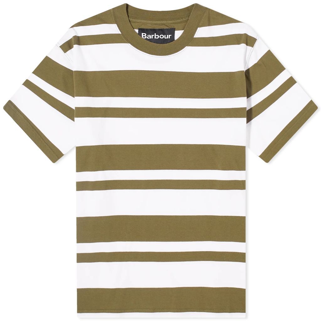 Men's OS Friars Stripe T-Shirt Mid Olive