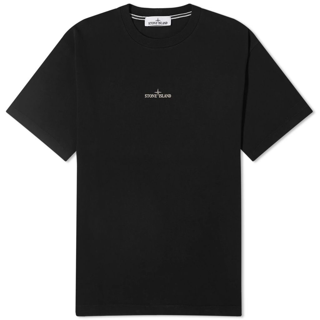 Men's Camo One Badge Print T-Shirt Black
