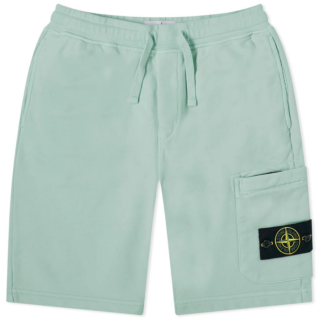 Men's Garment Dyed Sweat Shorts Light Green