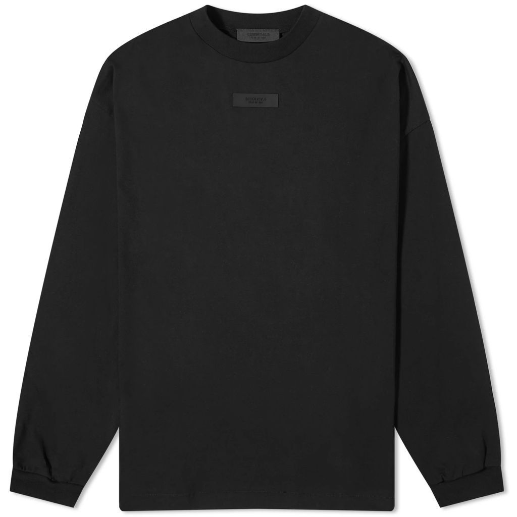 Men's Long Sleeve Spring Tab T-Shirt Jet Black