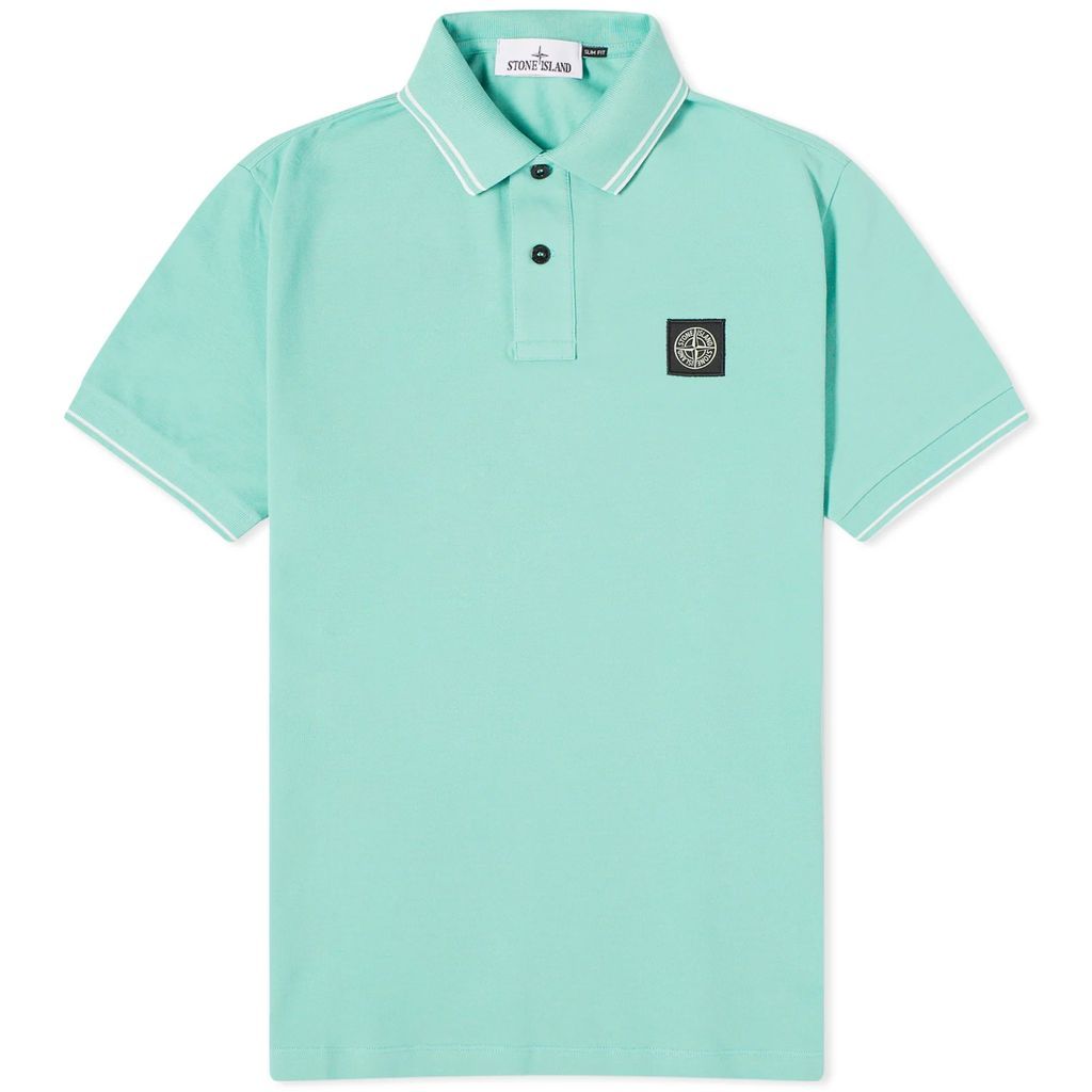 Men's Patch Polo Shirt Light Green
