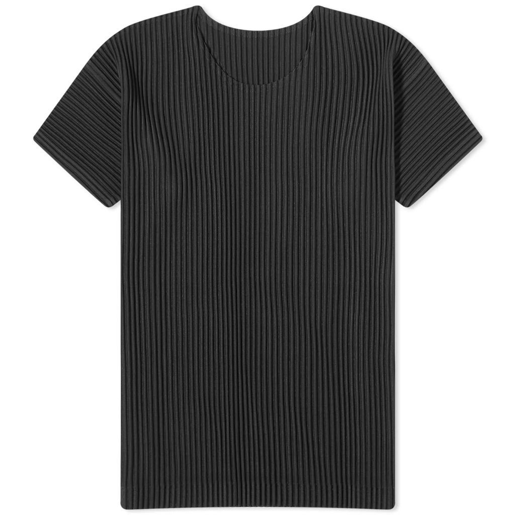 Men's Pleated T-Shirt Black