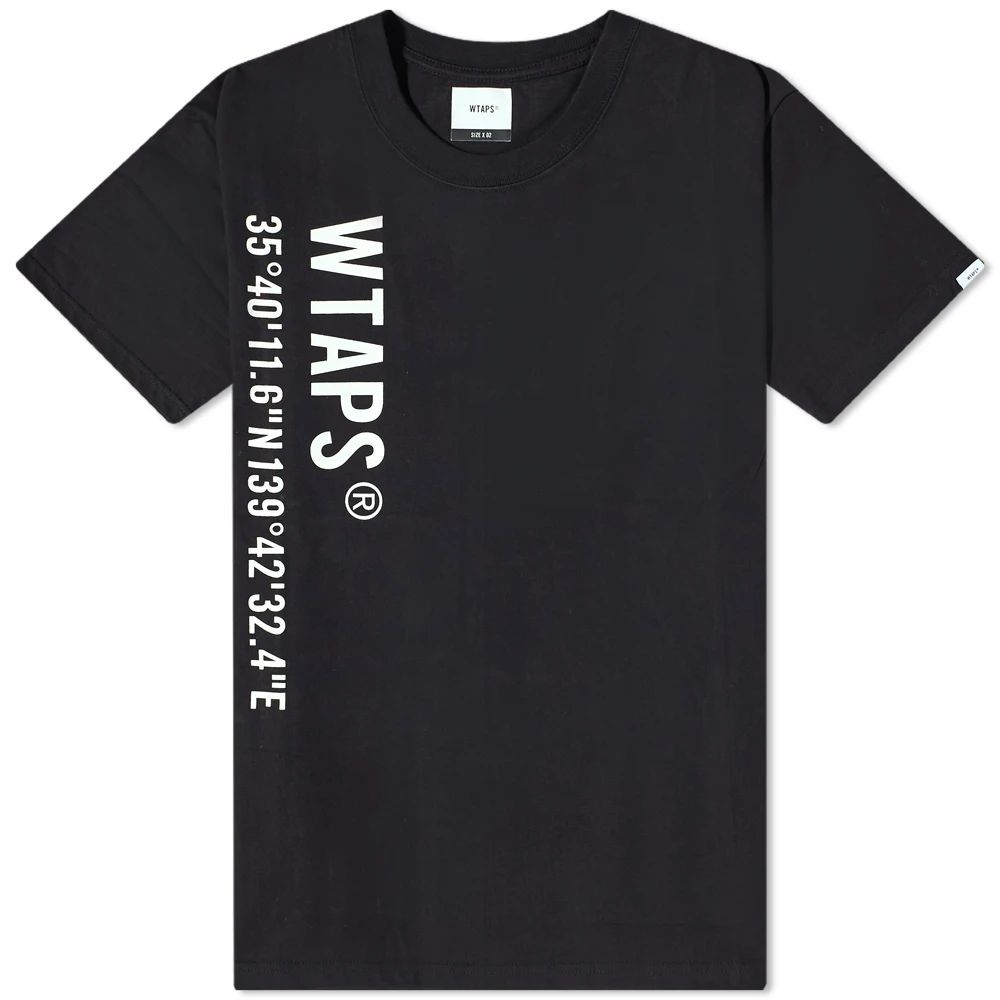 Men's GPS Print T-Shirt Black