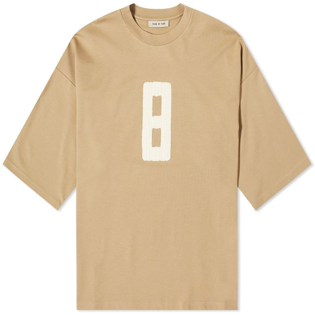 Men's Embroidered 8 Milano T-Shirt Dune
