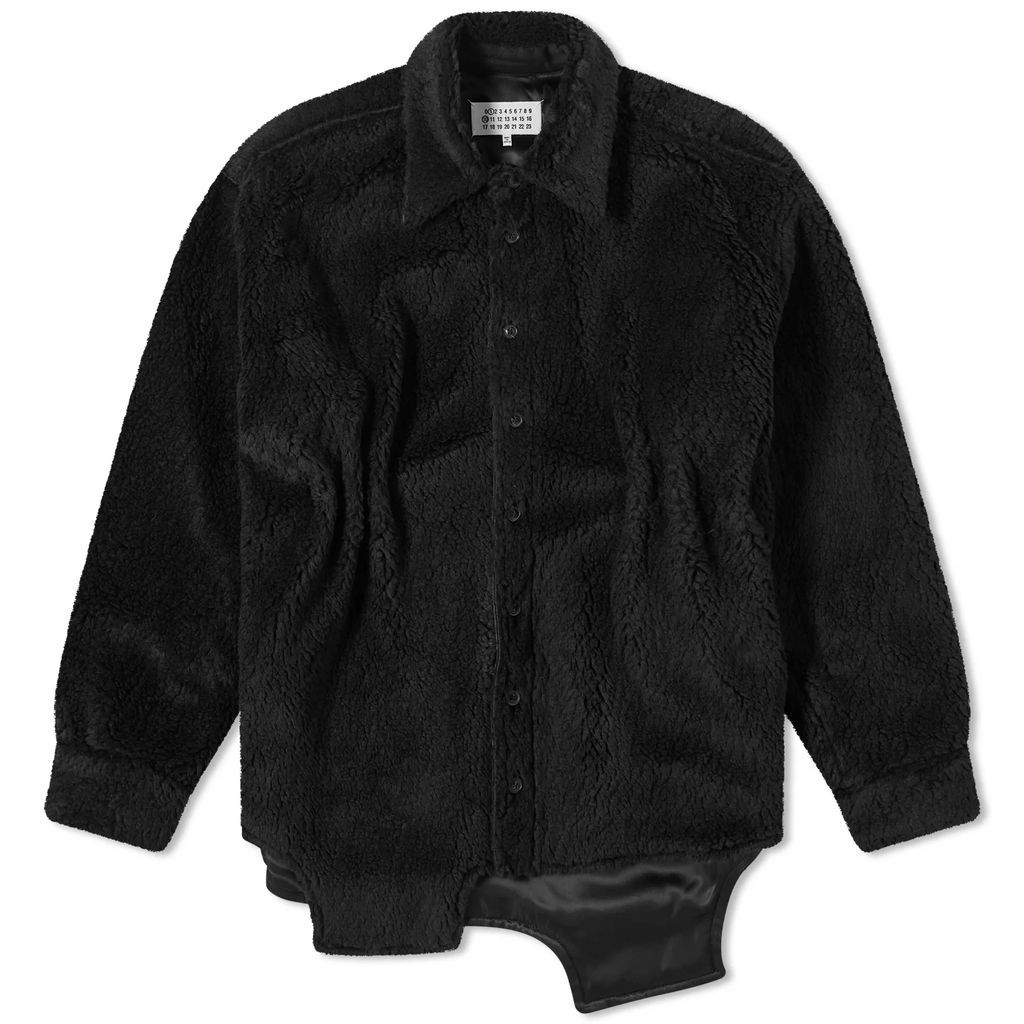 Men's Fleece Overshirt Black