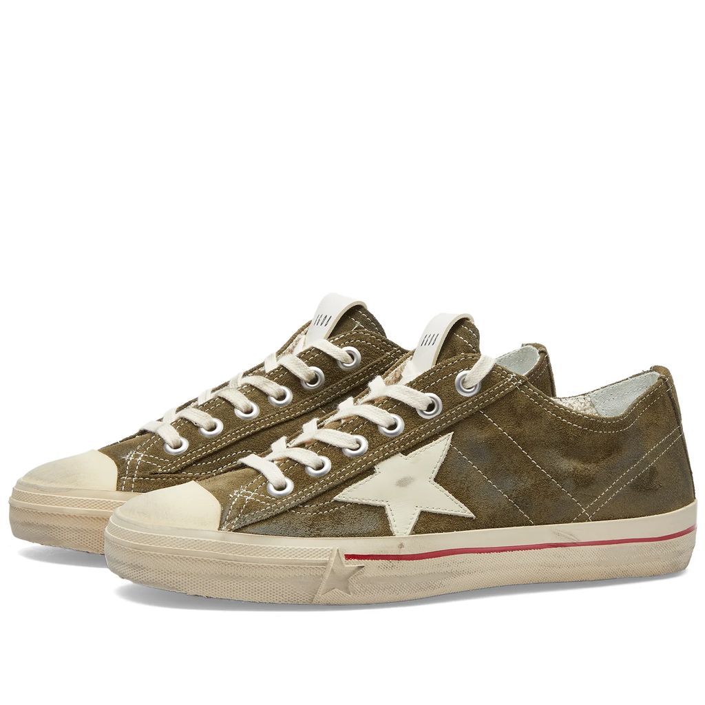 Men's V-Star Suede Sneaker Dark Green/Ivory