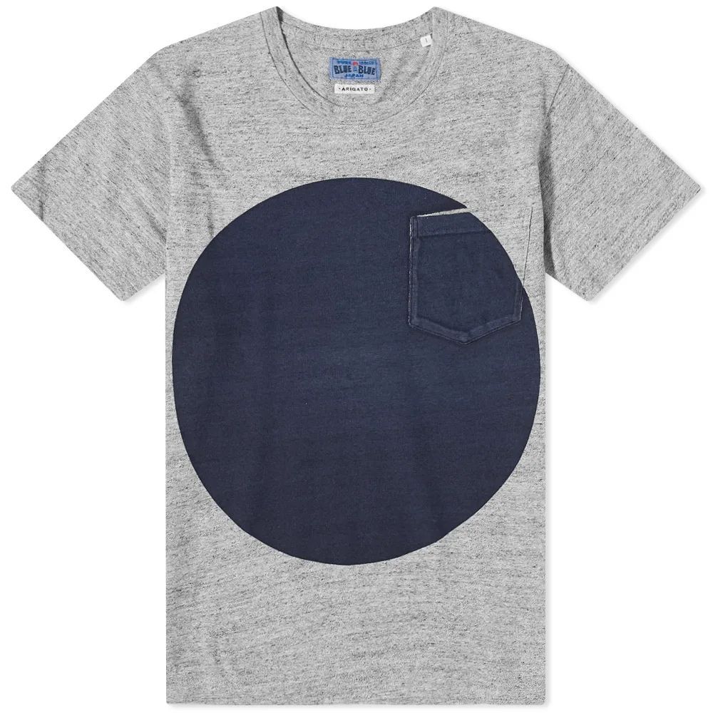 Men's Big Circle Slub T-Shirt Cool Grey