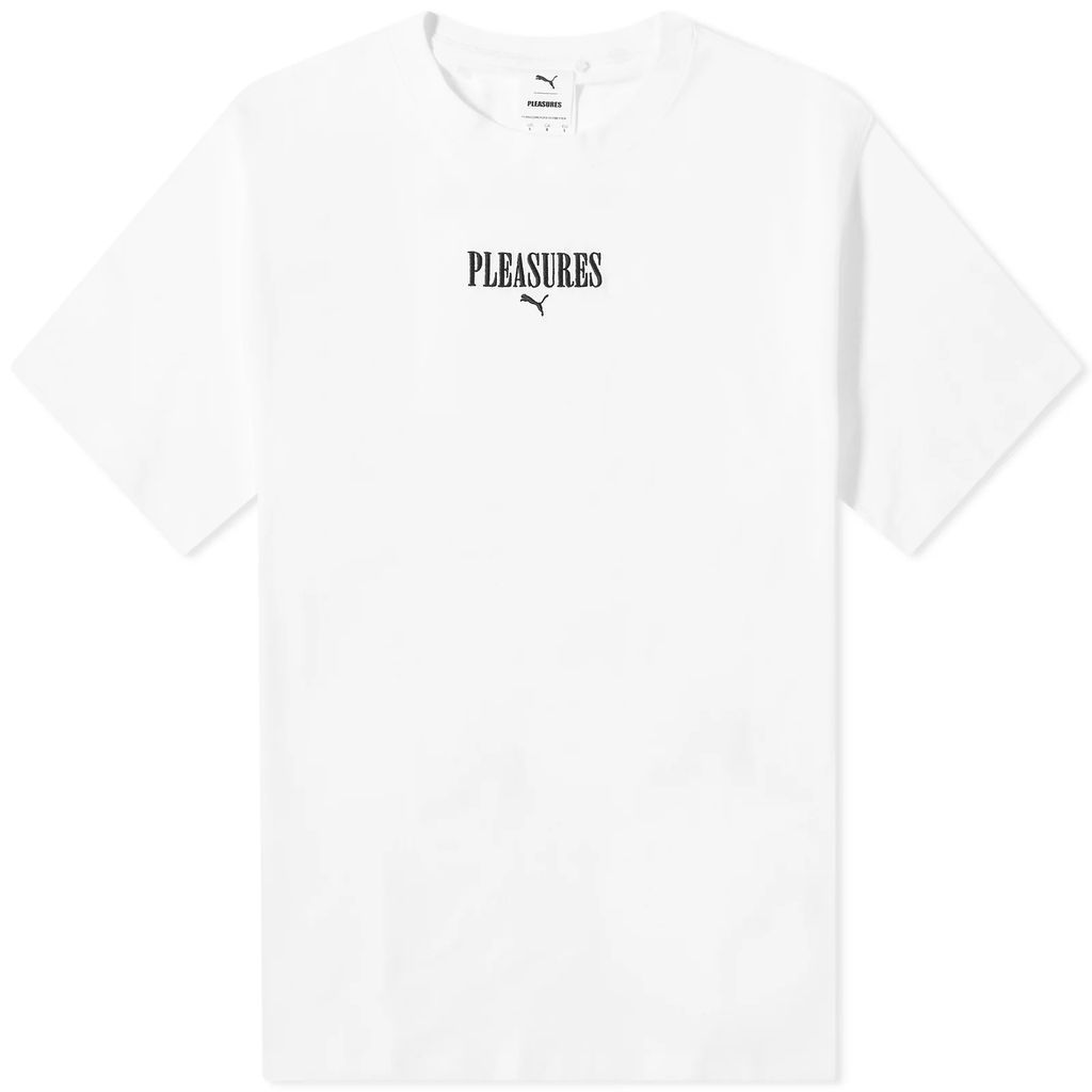 Men's x PLEASURES Graphic T-Shirt Puma Men's White
