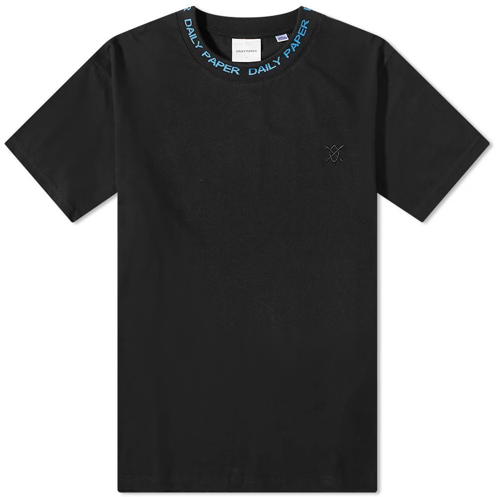 Men's Erib Collar T-Shirt Black