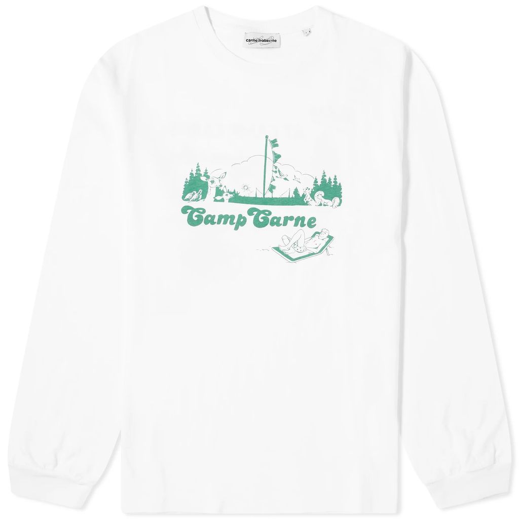Men's Camp Carne Long Sleeve T-Shirt White