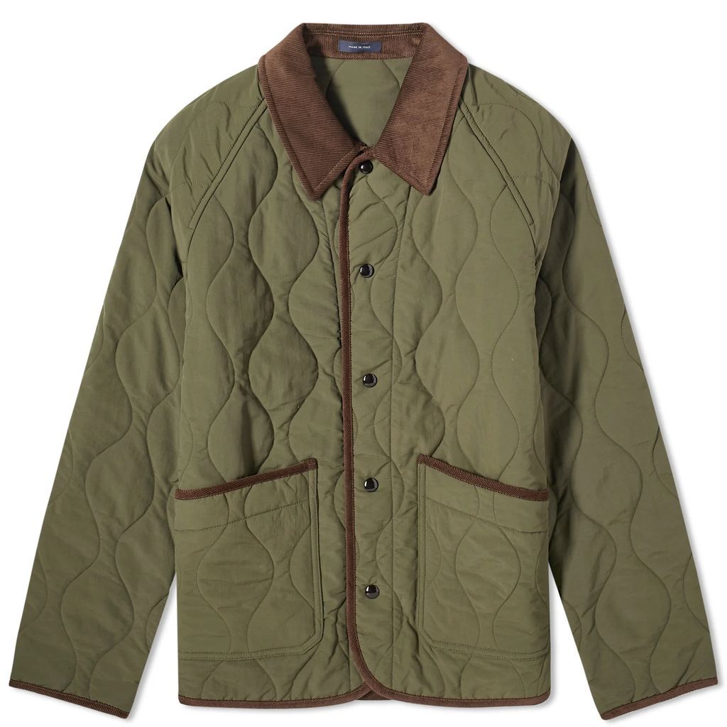 Men's Quilted Chore Jacket Olive