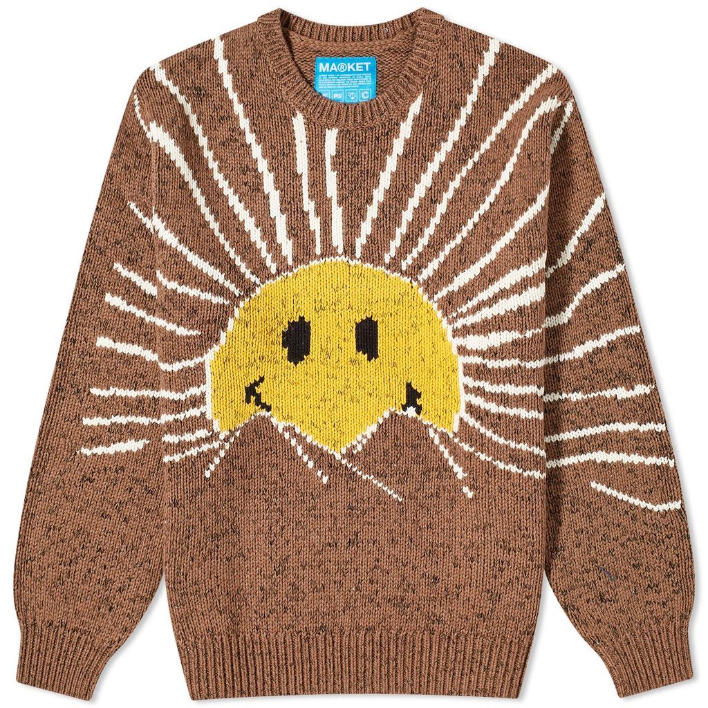 Men's Smiley Sunrise Crew Sweater Acorn