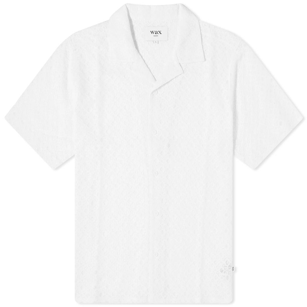 Men's Didcot Corded Lace Vacation Shirt White