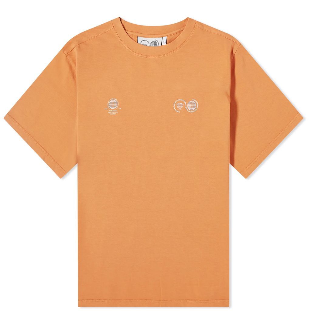 Men's Globe T-Shirt Burnt Peach