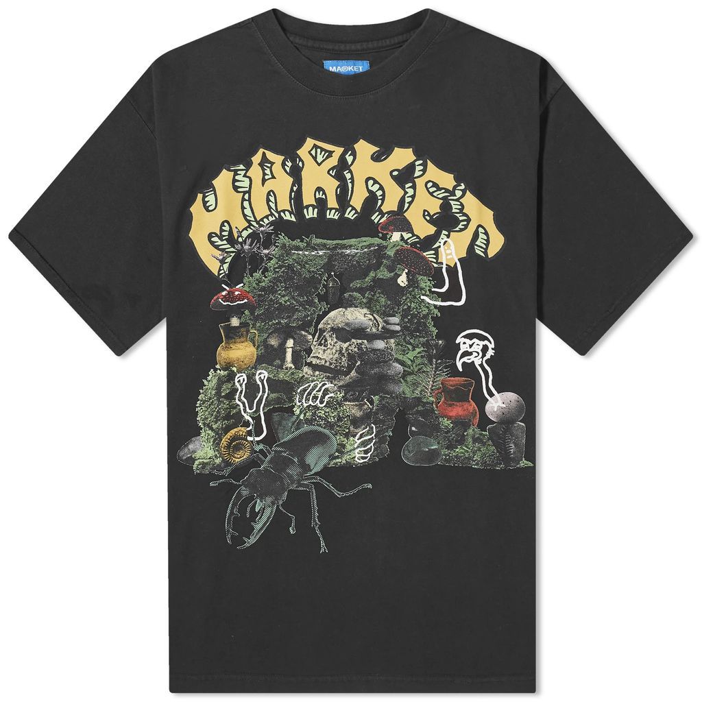 Men's Grotto T-Shirt Washed Black