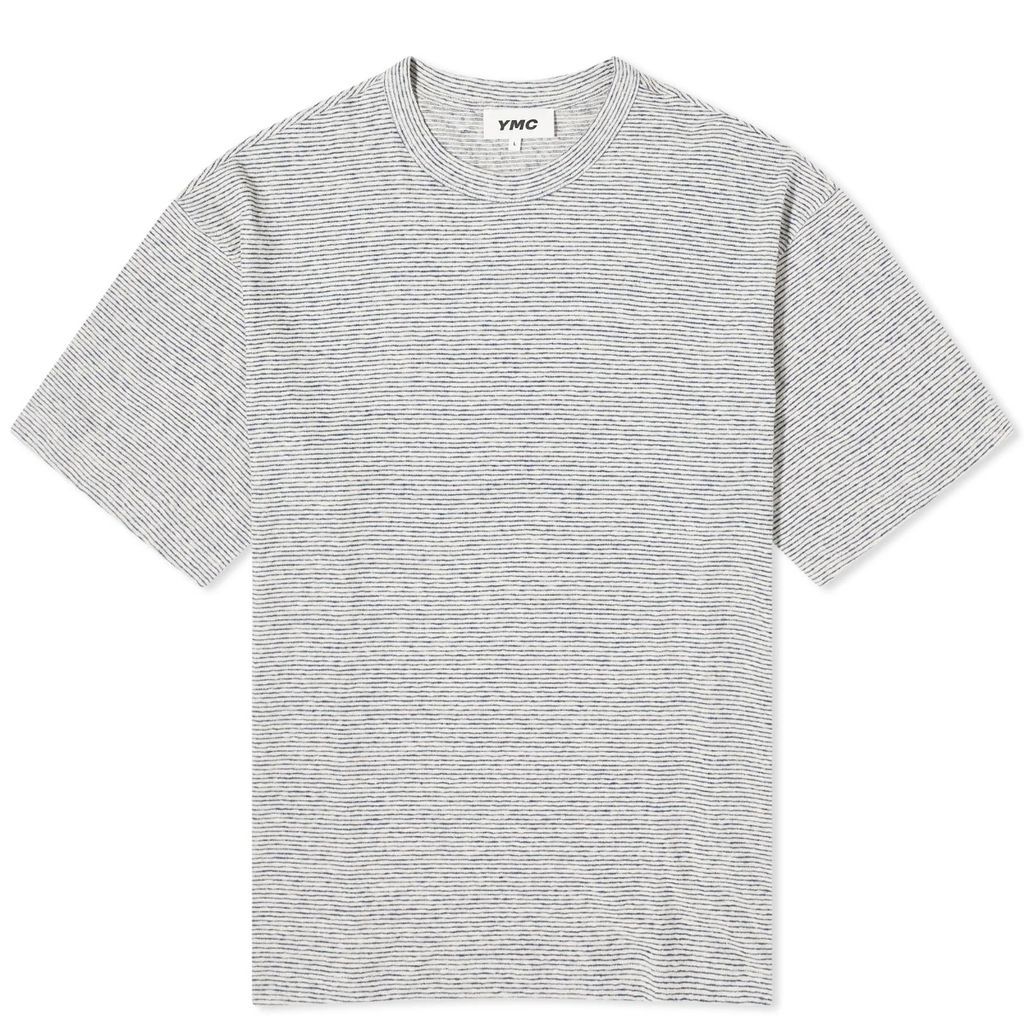 Men's Tripe Stripe T-Shirt Ecru Stripe