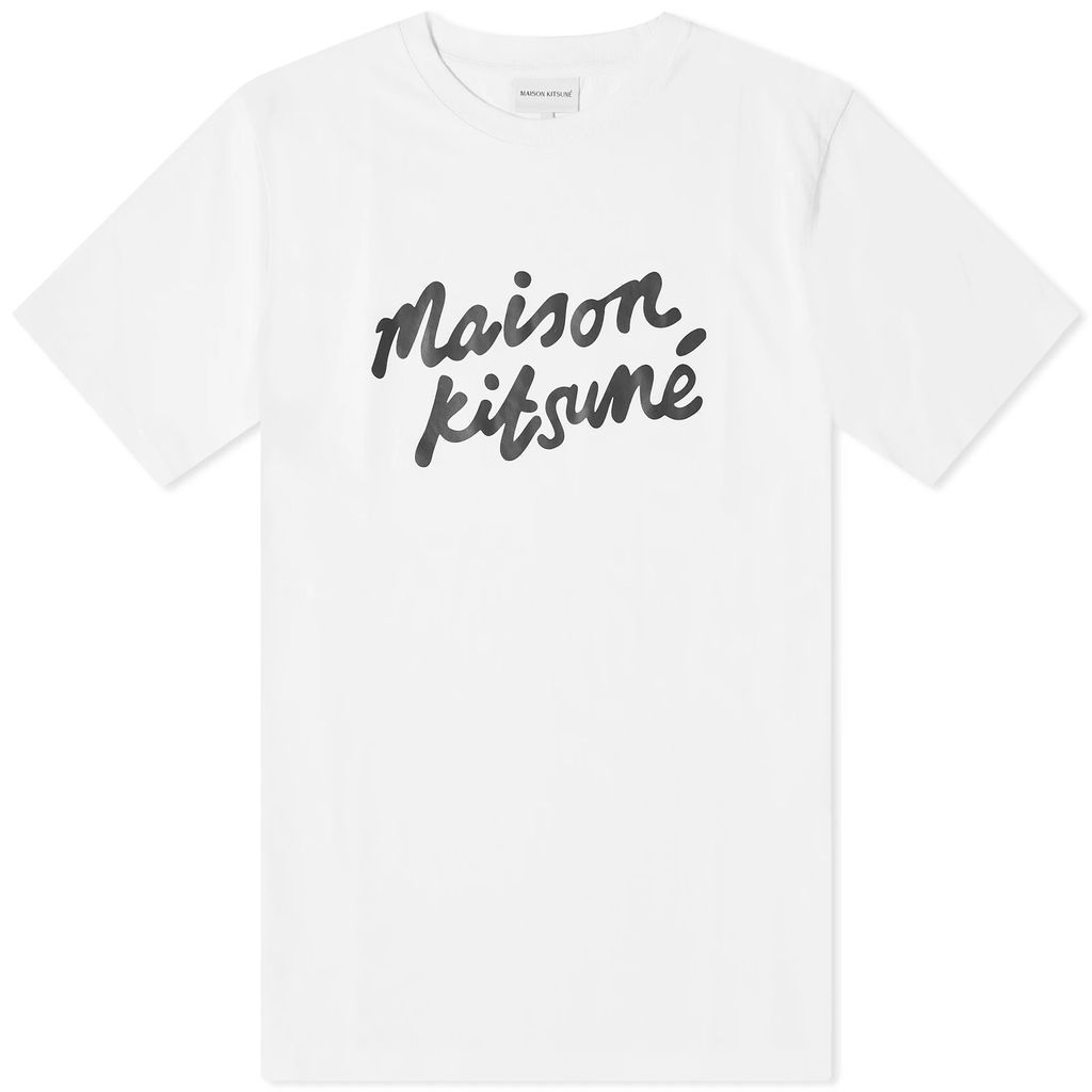 Men's Handwriting Comfort T-Shirt White/Black
