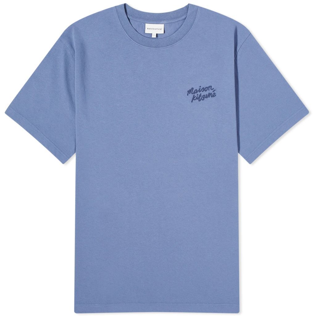 Men's Mini Handwriting Comfort T-Shirt Storm Blue