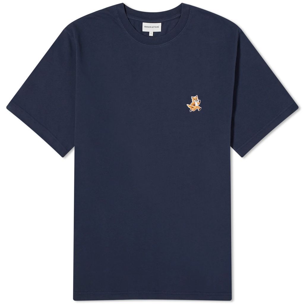 Men's Speedy Fox Patch Comfort T-Shirt Ink Blue