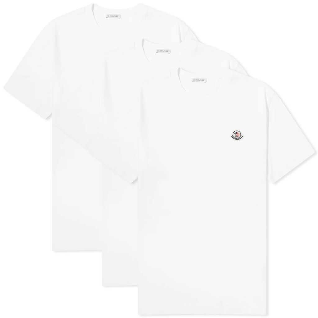 Men's Logo Badge T-Shirt White