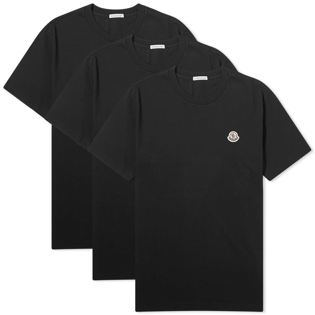 Men's Logo Badge T-Shirt Black