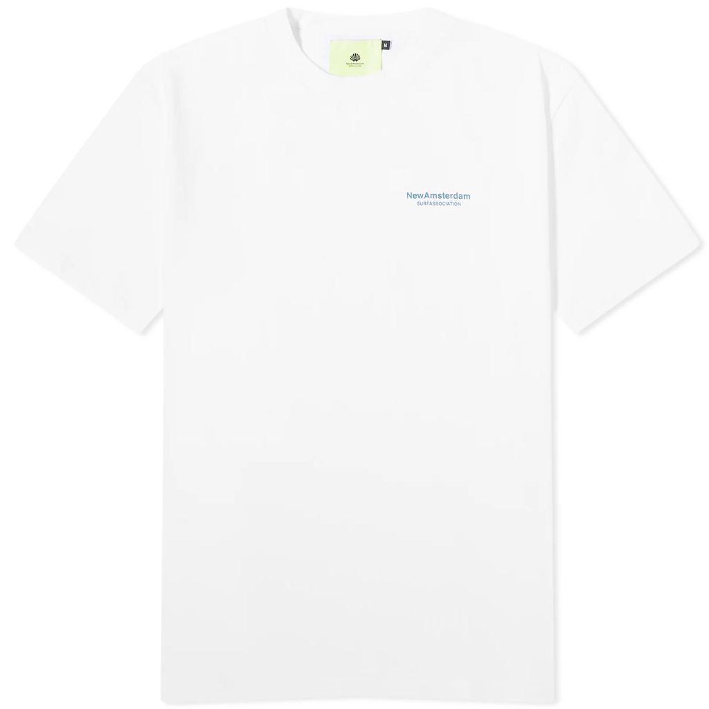Men's Name T-Shirt White/Cobalt