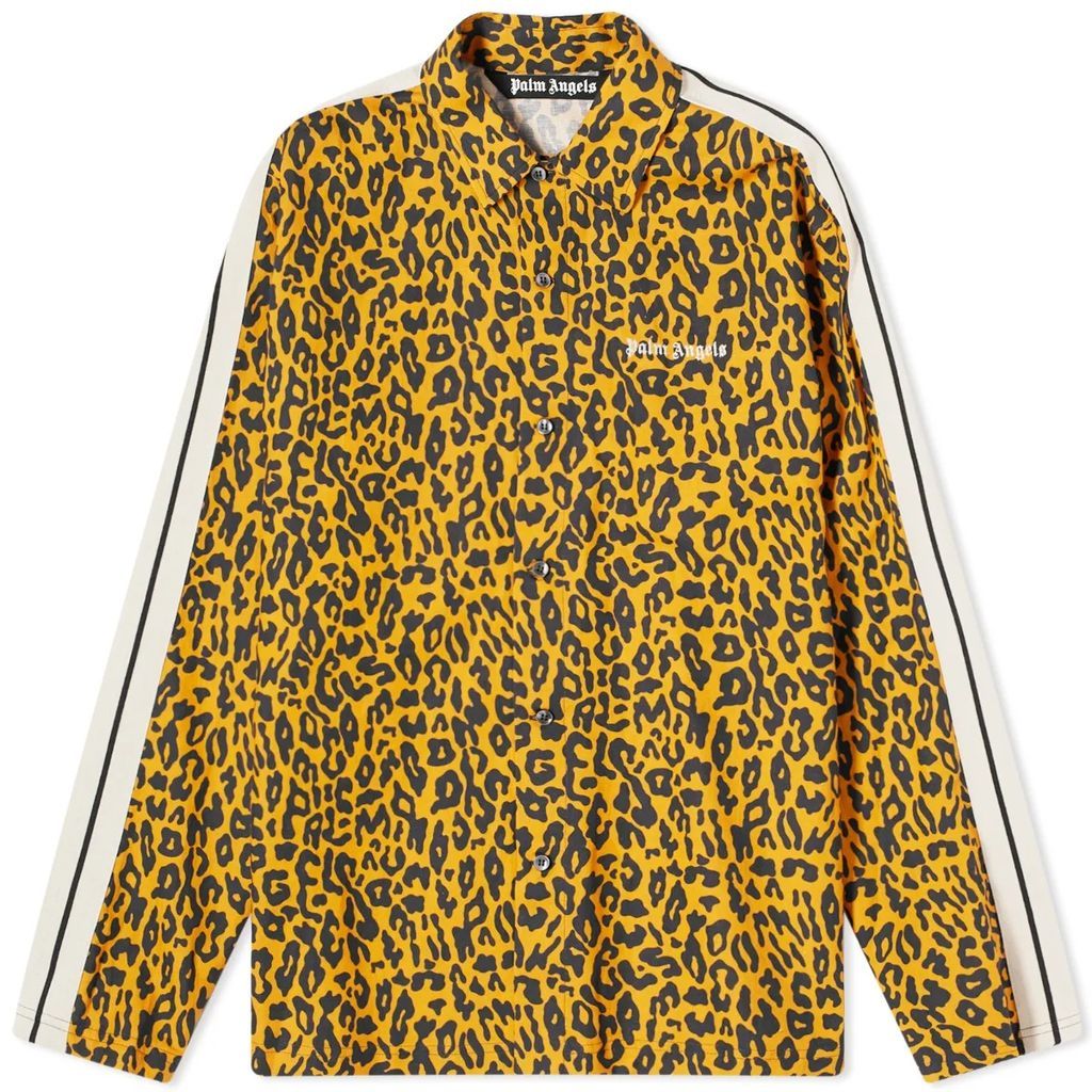 Men's Cheetah Track Shirt Orange