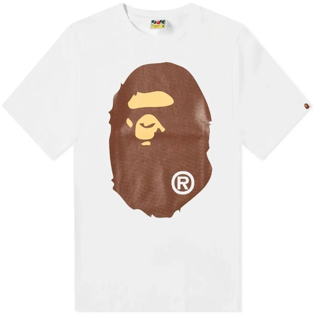 Men's Big Ape Head T-Shirt White