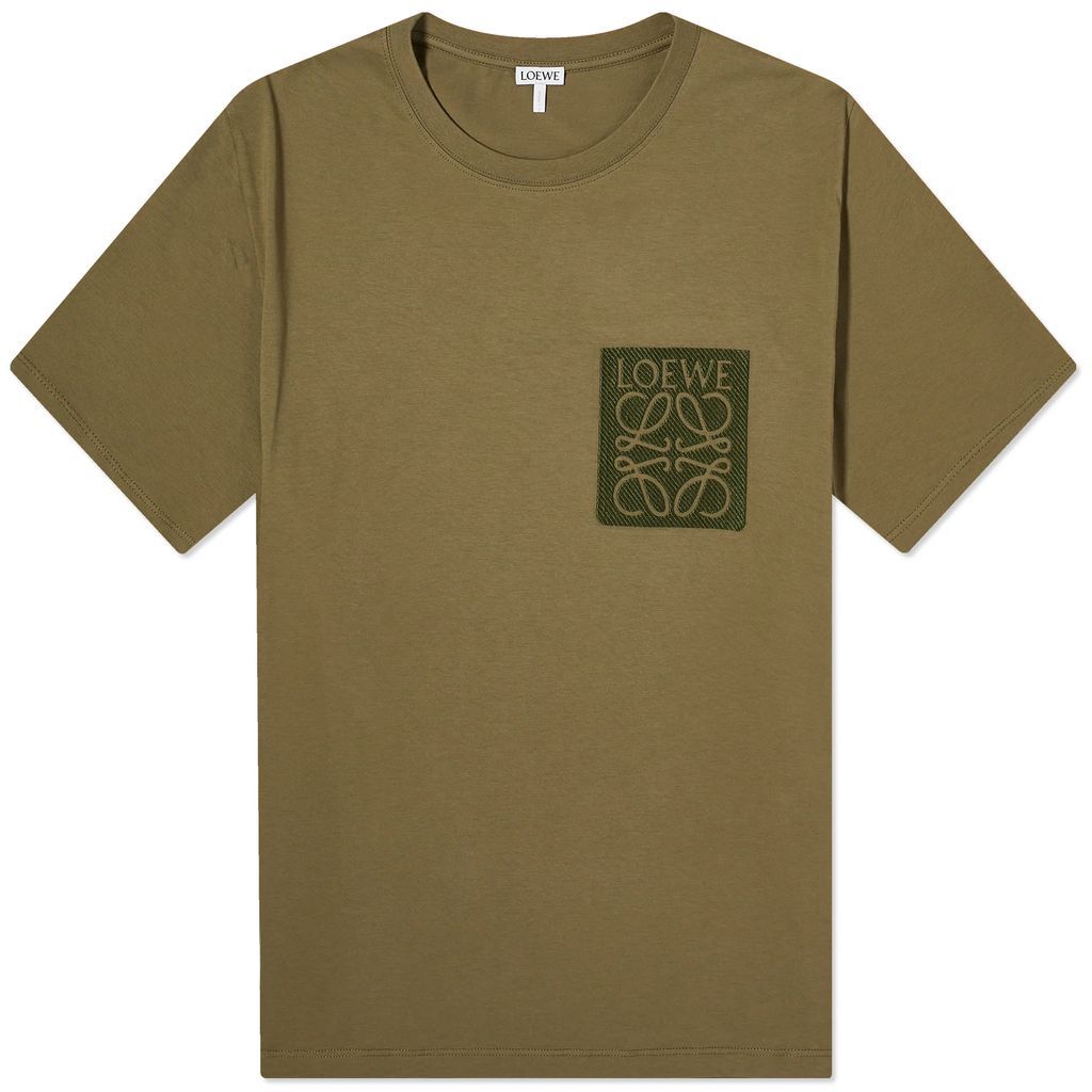 Men's Anagram Fake Pocket T-Shirt Hunter Green