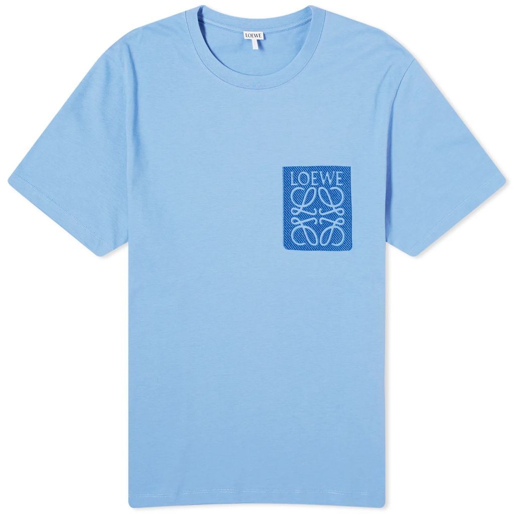 Men's Anagram Fake Pocket T-Shirt Riviera Blue
