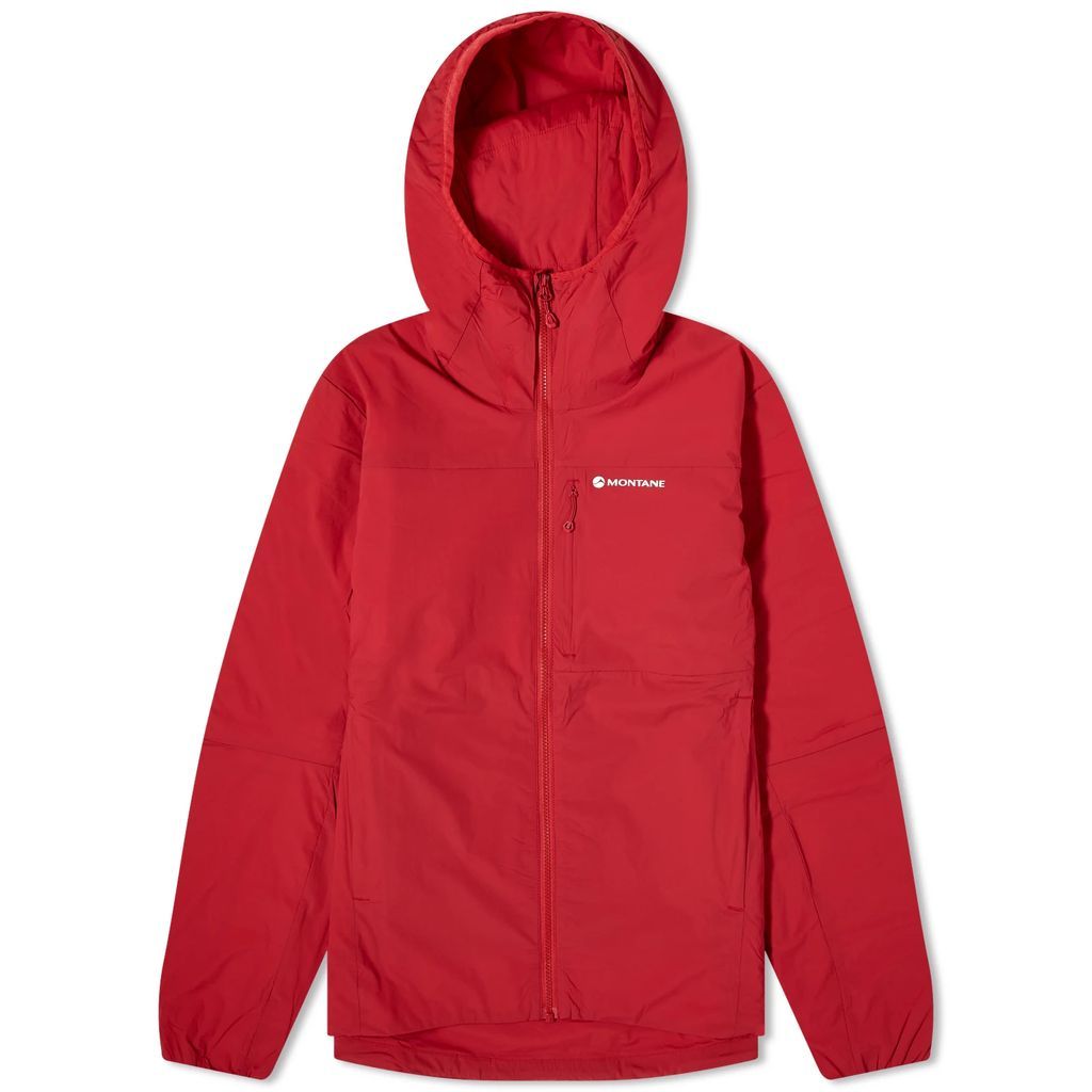 Men's Fireball Hooded Jacket Acer Red